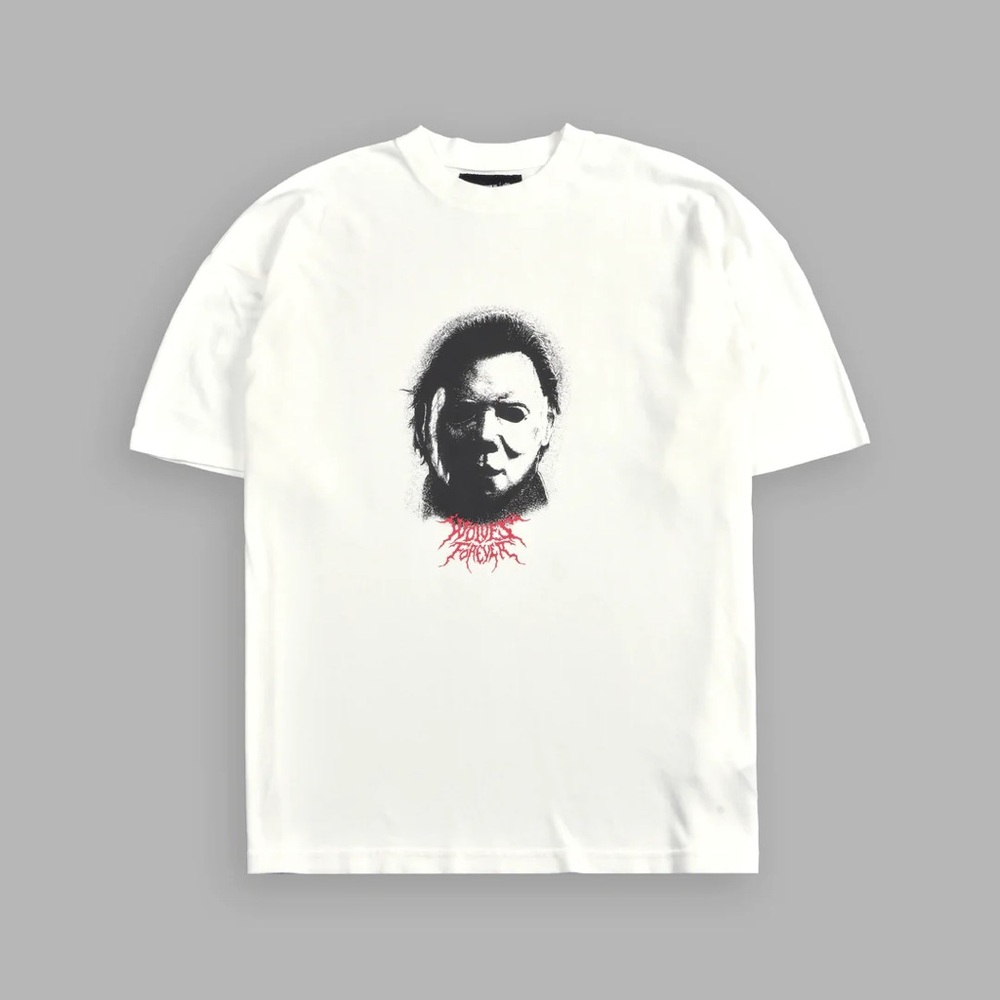 WATCH YOUR BACK "PREMIUM" OVERSIZED TEE IN CREAM